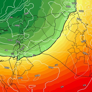 Jordan: A new weather system will affect the Kingdom mid-week, God willing.