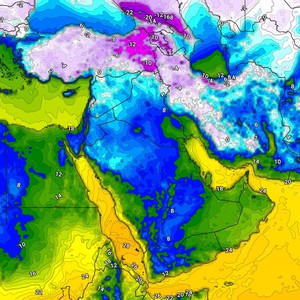 فروقات حرارية تتجاوز الـ 10 درجات مئوية بين الأسبوع الحالي وبداية الاسبوع القادم ( تفاصيل )