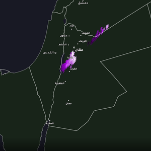 تحديث جوي | موجة جديدة من السحب الرعدية فوق مأدبا تتحرك نحو جنوب وشرق العاصمة عمّان والزرقاء