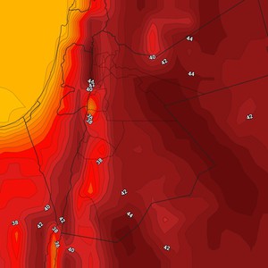 الأردن: ارتفاعات متتالية على درجات الحرارة بدءاً من يوم غد الأربعاء