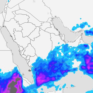 السعودية | موجة مدارية رطبة على جنوب المملكة خلال عطلة نهاية الاسبوع