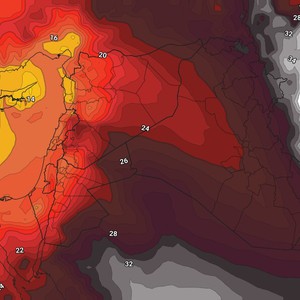 النشرة الأسبوعية للكويت | طقس صيفي حار وتنبيه من كثافة الغُبار الناتج عن إشتداد في حدة رياح البوارح