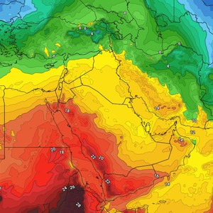 منخفض شتوي قوي في أوروبا يدفع الدفء نحو شرق المتوسط ويؤخر الأمطار (التفاصيل)