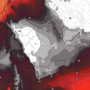 النشرة الأسبوعية لليمن | استمرار الأجواء الحارة على بعض المناطق وفرصة يومية لزخات رعدية من الأمطار على اجزاء من المرتفعات الجبلية