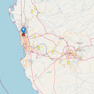 جدة: عاصفة رملية قوية بمقدمة سحب رعدية ممطرة تؤثر على المدينة بعد قليل