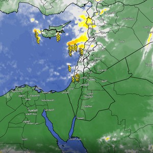 الأردن | سحب ماطرة شمال فلسطين قد تؤثر بشكل محدود على أجزاء من شمال غرب المملكة الساعات القادمة