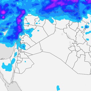 يجلب أمطار رعدية.. منخفض جوي علوي  شرق المتوسط يؤثر على بعض مناطق بلاد الشام