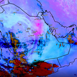 الرياض | طقس مغبر وتدني في مدى الرؤية الأفقية الساعات القادمة