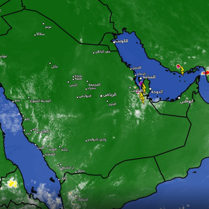 السعودية | نشاط لافت للسحب الرعدية جنوب شرق الإحساء الآن 