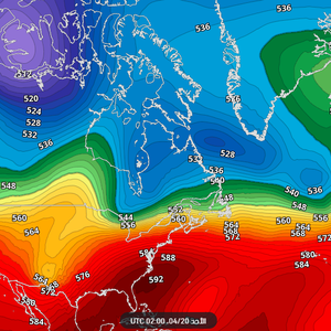 Cold waves continue. The polar vortex sends its cold winds to America and Europe, producing severe storms and tornadoes.