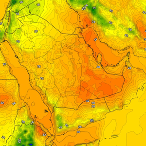 السعودية | انخفاض الحرارة لأقل من 15 درجة مئوية في هذه المناطق الليالي القادمة