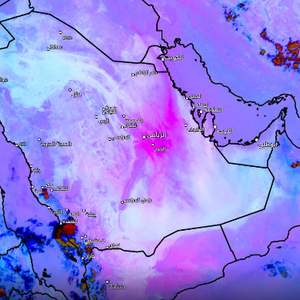 12 ساعة مُسرعة في 6 ثوان: فيديو يُوثق من الأقمار الاصطناعية موجات غبار السعودية