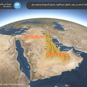 طقس العرب ينبه من رياح قوية وموجات غبارية يومية تشمل 5 دول خليجية اعتباراً من الخميس