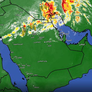 سحب رعدية ممطرة تؤثر على حائل والحدود الشمالية وهذا ما نتوقعه للساعات القادمة