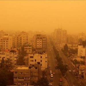 الأردن | أجواء مغبرة بكثافة في العاصمة عمّان تزامناً مع ساعات الصباح الأولى