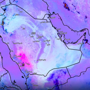 غبار العراق يخيّم على السعودية منذ 48 ساعة وصور الأقمار تكشف التفاصيل