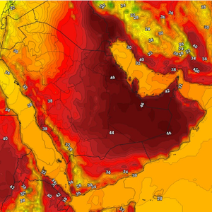 السعودية | ارتفاع إضافي على الحرارة في الرياض لتقارب الـ 45 مئوية مطلع الأسبوع