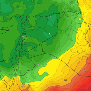Jordan tonight... the peak of an unusual cold wave and wintry conditions that call for warm clothing.