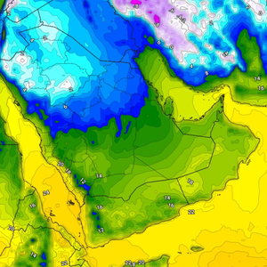 موجة برد جديدة تؤثر على أجزاء واسعة من السعودية الأيام القادمة