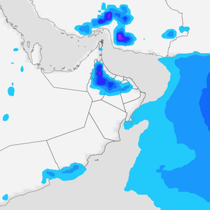 سلطنة عُمان الإمارات | رطوبة مدارية تتسبب باستمرار الأمطار الرعدية على الجبال الأيام القادمة