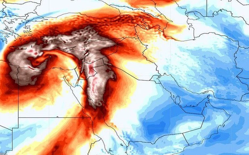 عاصفة التنين.. وتفاصيل المنخفض الجوي التاريخي الذي أثر على الأردن وبلاد شرق البحر المتوسط في آذار من عام 2020