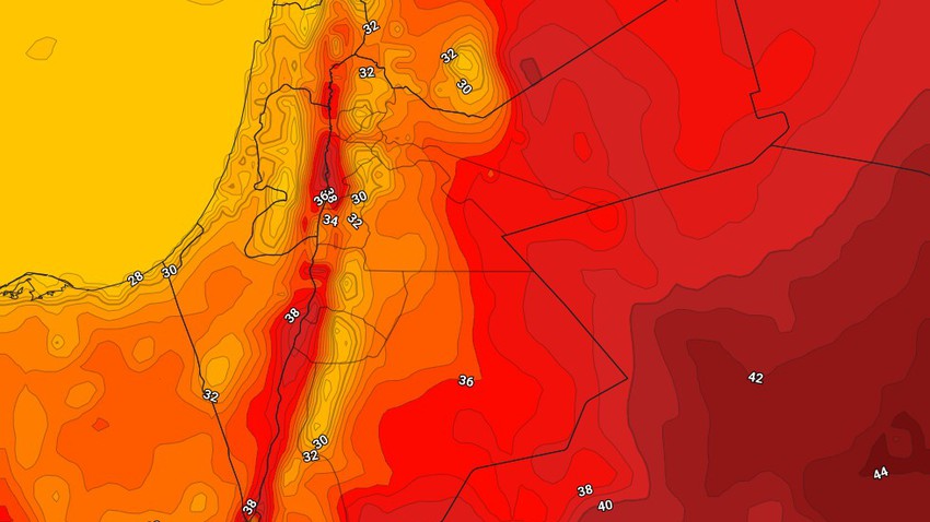 الأردن | انخفاض قليل ومؤقت على درجات الحرارة يوم الخميس