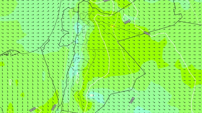 الأردن: انخفاض على درجات الحرارة ونشاط واضح على سرعة الرياح يوم الجمعة | عرب تايم الأردن: انخفاض على درجات الحرارة ونشاط واضح على سرعة الرياح يوم الجمعة | عرب تايم