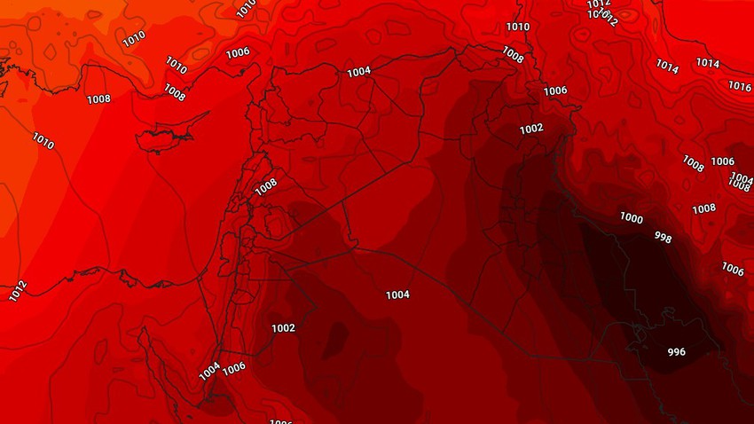 Jordan - Weekend | The effect of the hot air mass intensified on Friday and a decrease in temperatures in the western regions on Saturday