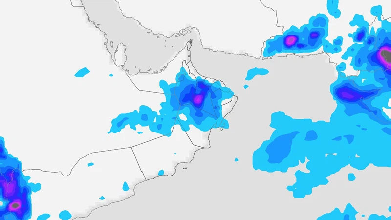 سلطنة عُمان: الحالة الماطرة (أخدود الاستبشار) يبلغ ذروة تأثيره على السلطنة يوم الخميس | عرب تايم سلطنة عُمان: الحالة الماطرة (أخدود الاستبشار) يبلغ ذروة تأثيره على السلطنة يوم الخميس | عرب تايم