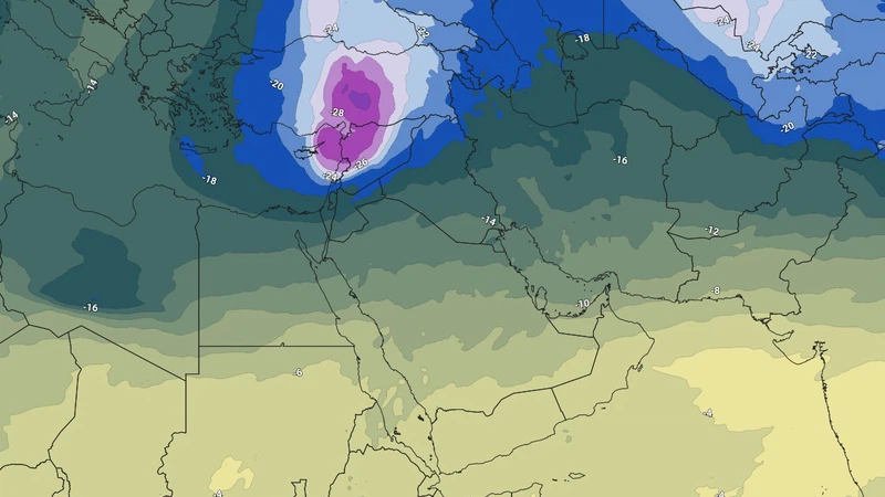 الرياح القطبية تتعمق لأول مرة للمنطقة وتترافق بطقس شديد البرودة وثلوج كثيفة تتركز على القمم الجبلية في سوريا ولبنان وشمال العراق | عرب تايم الرياح القطبية تتعمق لأول مرة للمنطقة وتترافق بطقس شديد البرودة وثلوج كثيفة تتركز على القمم الجبلية في سوريا ولبنان وشمال العراق | عرب تايم