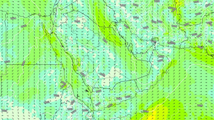 Kuwait | Very hot weather on Tuesday, with the activity of northwesterly winds continuing