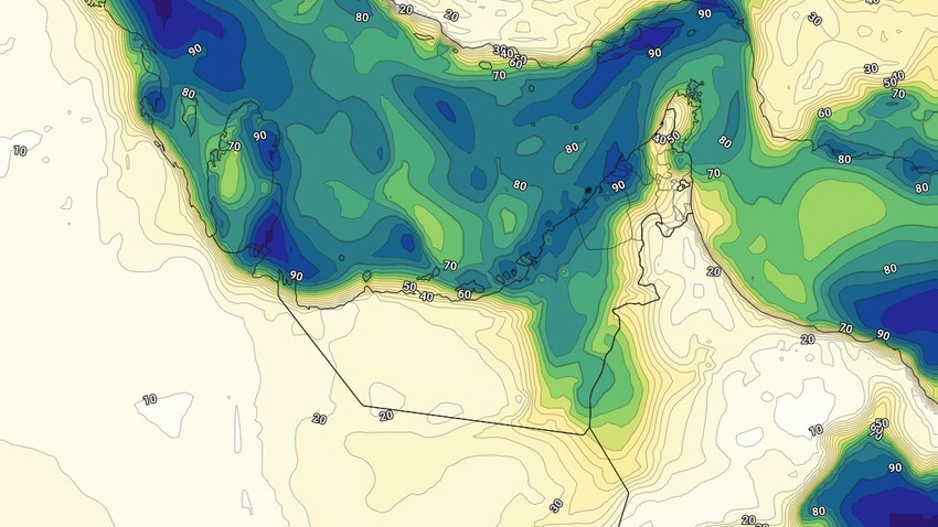 Emirates - Le centre national | Possibilité de formation de brouillard ou de brouillard léger sur ces zones les nuits à venir