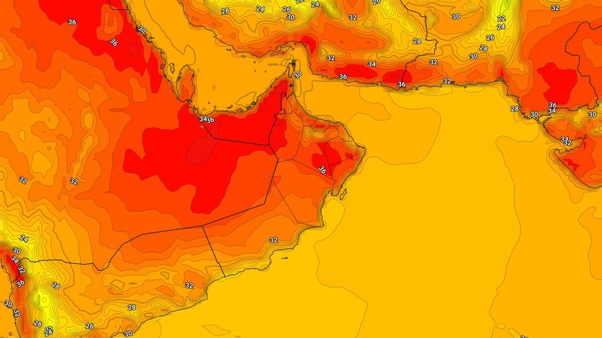 سلطنة عُمان | استمرار الأجواء الحارة الأيام القادمة وضباب كثيف في هذه المناطق