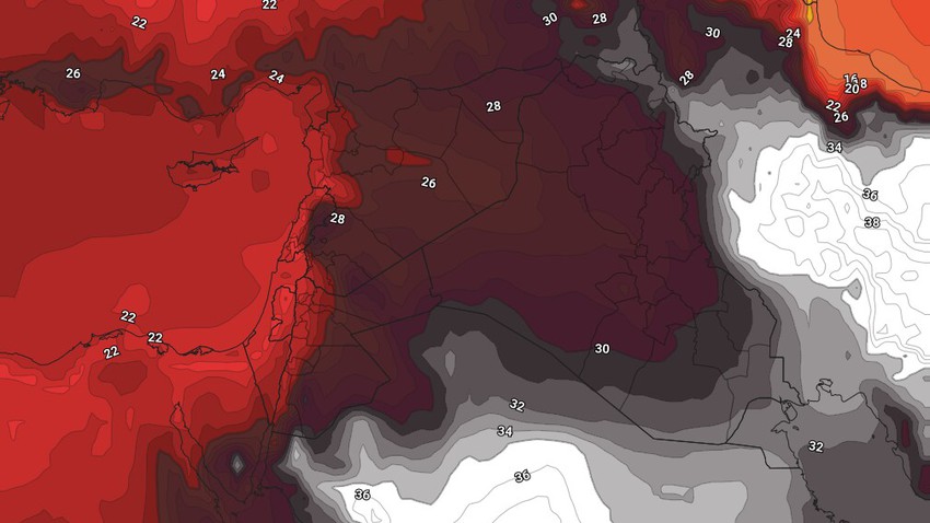 الأردن - نهاية الأسبوع | ارتفاع على درجات الحرارة وأجواء مُناسبة للجلسات الخارجية ليلاً  