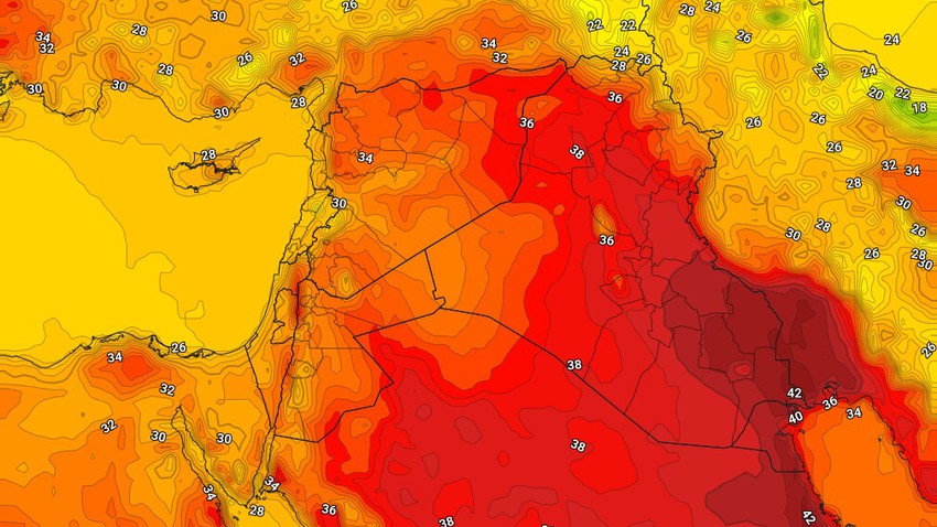 العراق: المزيد من الإنخفاض على درجات الحرارة في أغلب المناطق نهاية الأسبوع الحالي