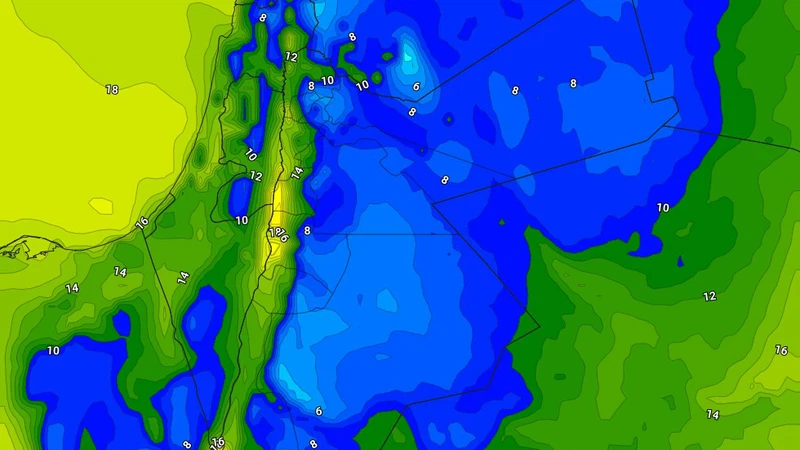 الأردن: ليلة باردة مُقبلة على المملكة ودرجات الحرارة الصغرى حول الـ10 مئوية في مناطق عِدّة | عرب تايم الأردن: ليلة باردة مُقبلة على المملكة ودرجات الحرارة الصغرى حول الـ10 مئوية في مناطق عِدّة | عرب تايم