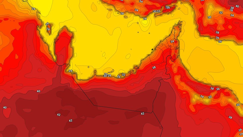 الإمارات | ارتفاع مُتزايد على درجات الحرارة وعودة للأجواء الحارة الأيام القادمة   