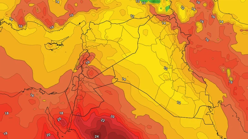 الأردن: يزداد تأثر المملكة بالكتلة الهوائية الدافئة الأربعاء والخميس ونشاط متوقع للرياح الشرقية على فترات | عرب تايم الأردن: يزداد تأثر المملكة بالكتلة الهوائية الدافئة الأربعاء والخميس ونشاط متوقع للرياح الشرقية على فترات | عرب تايم