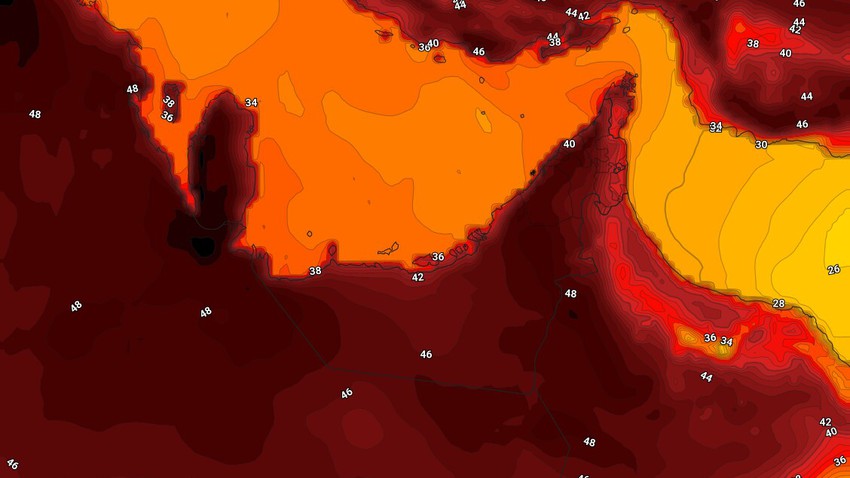 الإمارات - المركز الوطني للأرصاد | ارتفاع تدريجي على درجات الحرارة الأيام القادمة       