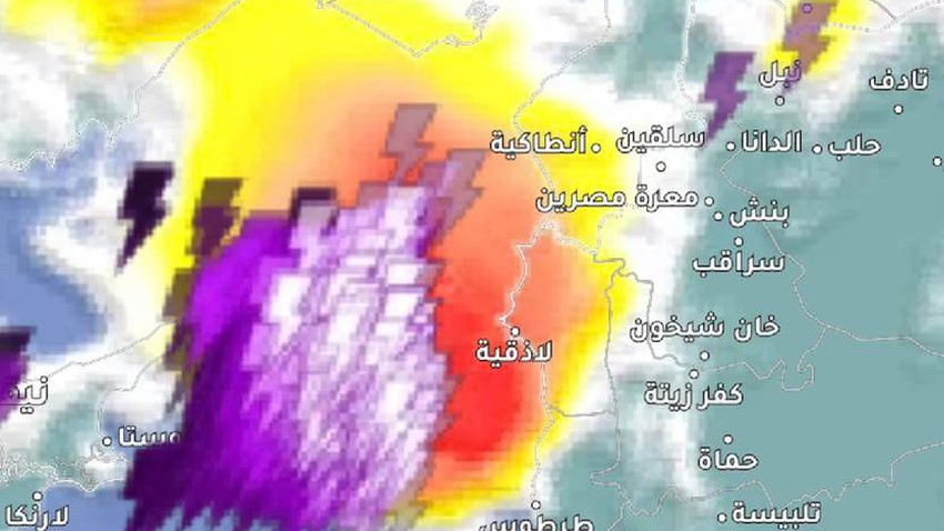 The scientific reason behind the historical thunderstorms that affected Syria and Lebanon with the beginning of the summer days