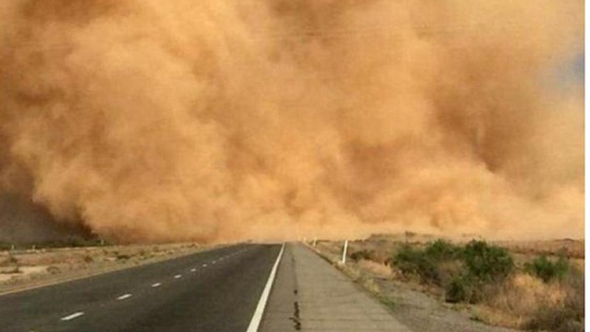 تعليق دوام المدارس في الرويشد عند الحصة الثالثة بسبب الغبار