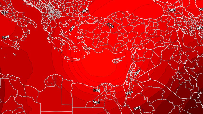 مصر | توقعات بِمُكوث المنخفض الجوي فوق شرقي المتوسط لِعدّة أيام و المزيد من الأمطار على الساحل الشمالي الأيام القادمة