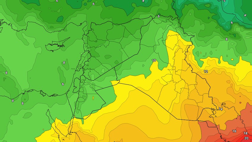 الأردن: مراقبة تأثر المملكة بأول منخفض جوي لهذا الموسم مُترافق مع كتلة هوائية باردة نسبياً خلال مُنتصف الأسبوع الحالي