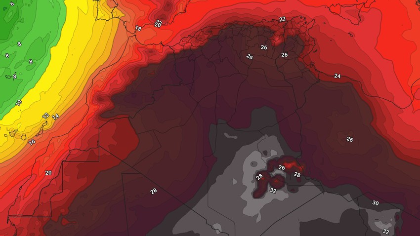 الجزائر : كتلة هوائية حارة تندفع لشمال البلاد خلال الأيام القادمة 