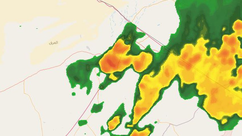 السعودية - تحديث 5:50م | سُحب رعدية تتحرك بإتجاه حائل وتترافق بهطولات مطرية غزيرة أحياناً