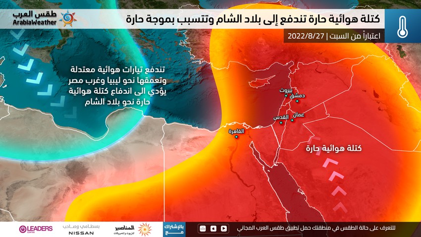 الأردن: اشتداد تأثير الموجة الحارة على المملكة الأحد و الحرارة تُقارب 40 مئوي في عِدّة مُدن