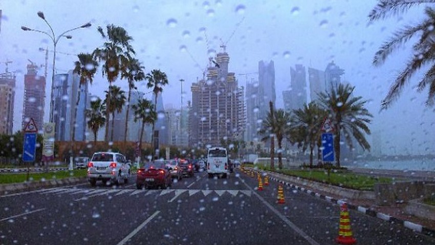قطر و البحرين: أحوال جوية غير مُستقرة مُرفقة بزخات من الأمطار على بعض المناطق مُنتصف الأسبوع