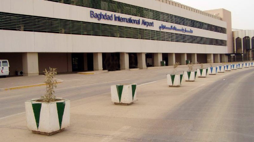 مطار بغداد يوقف الحركة الجوية بسبب الاحوال الجوية