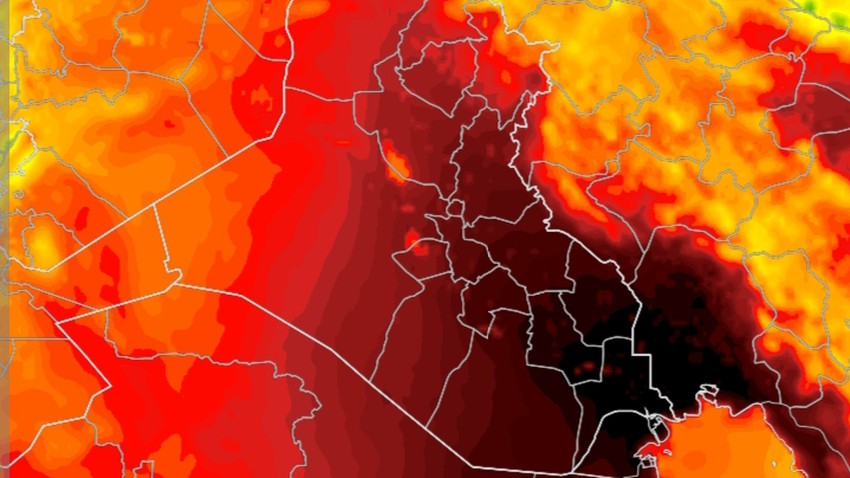 العراق | استمرار الأجواء شديدة الحرارة ورياح مثيرة للغُبار شمال الدولة الخميس 