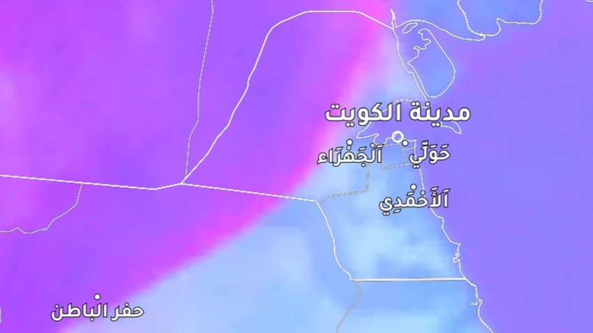 Kuwait - update at 3:30 pm | The sandstorm is advancing towards the capital, and the horizontal visibility drops to less than 1,000 meters in the north